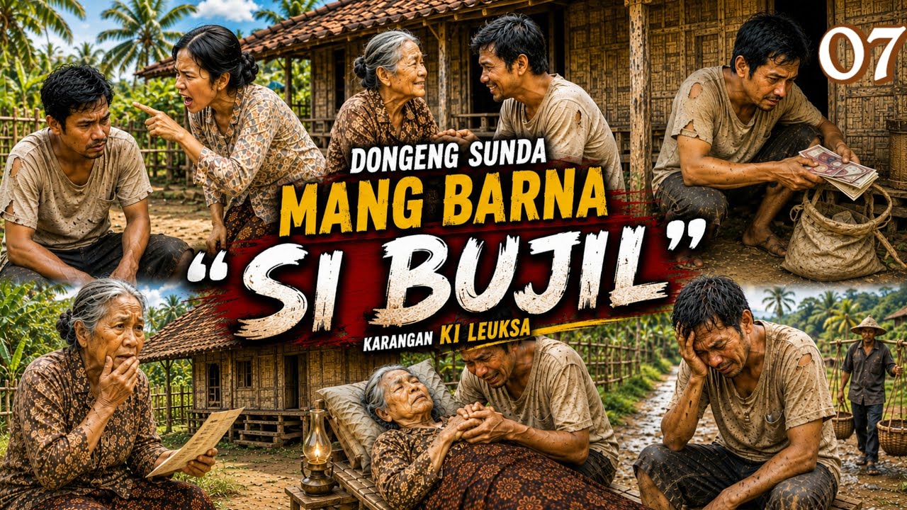 Dongéng Sunda Mang Barna - SI BUJIL Séri ka 07