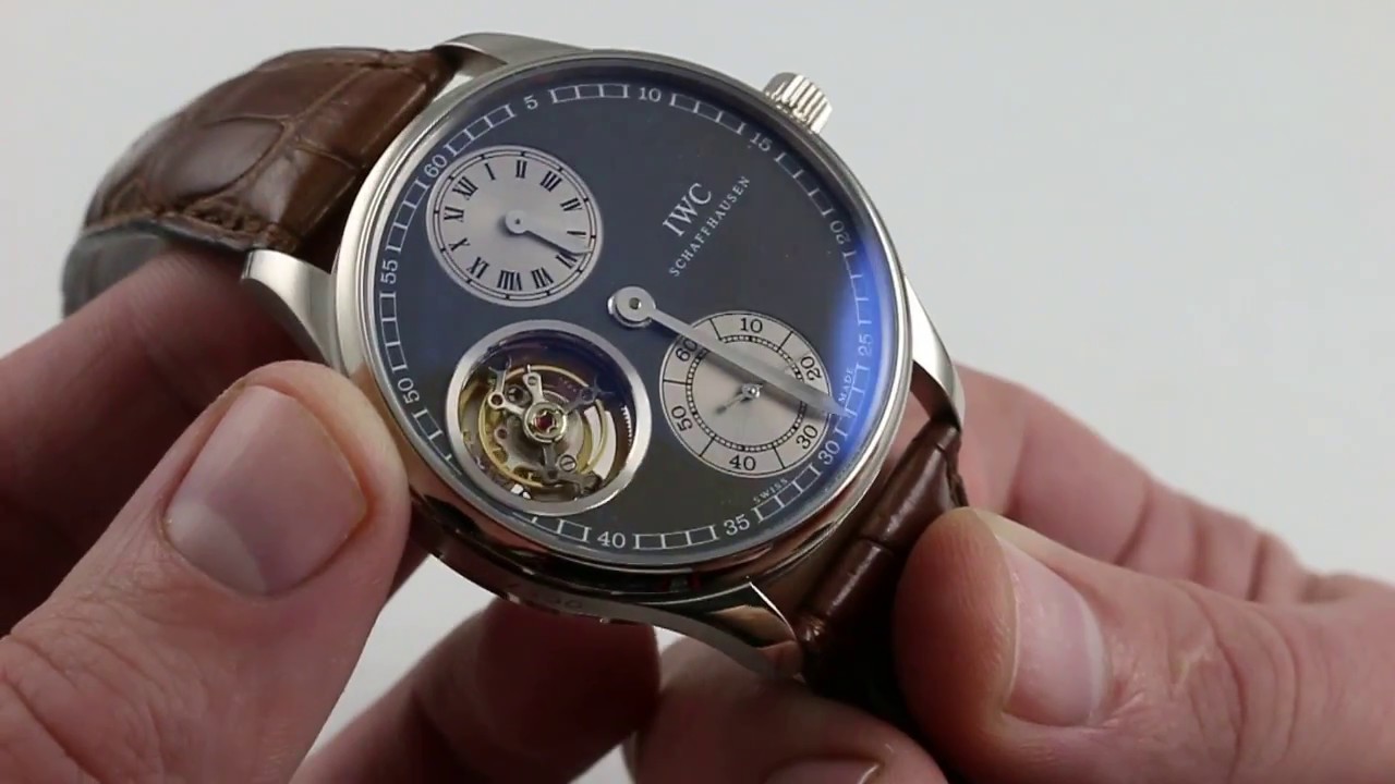 Pre-Owned IWC Portuguese Regulator Tourbillion IW5446-03 Luxury Watch Review