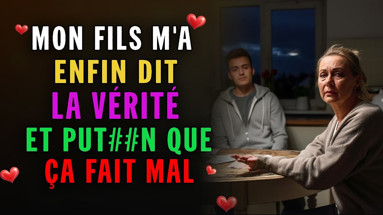 Ce soir là, mon fils m'a tout avoué, et ça a changé nos vies