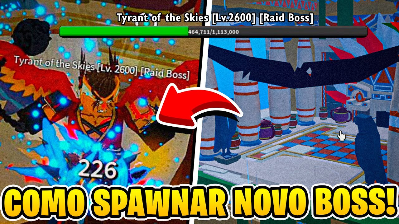 🚨 COMO SPAWNAR E SOLAR O NOVO BOSS RAID DE TIKI OUTPOST da ATUALIZAÇÃO do Blox Fruits Roblox