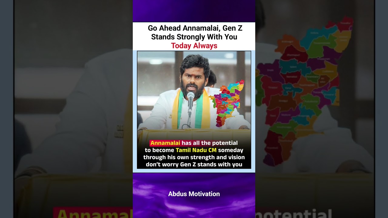 Go Ahead Annamalai, Gen Z Is With You #ytshorts #trending