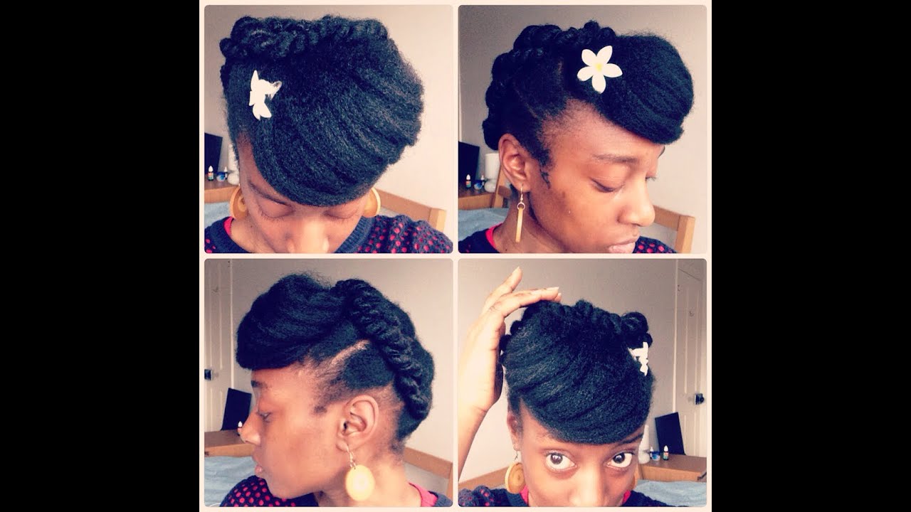 African Threaded Hairstyle //2