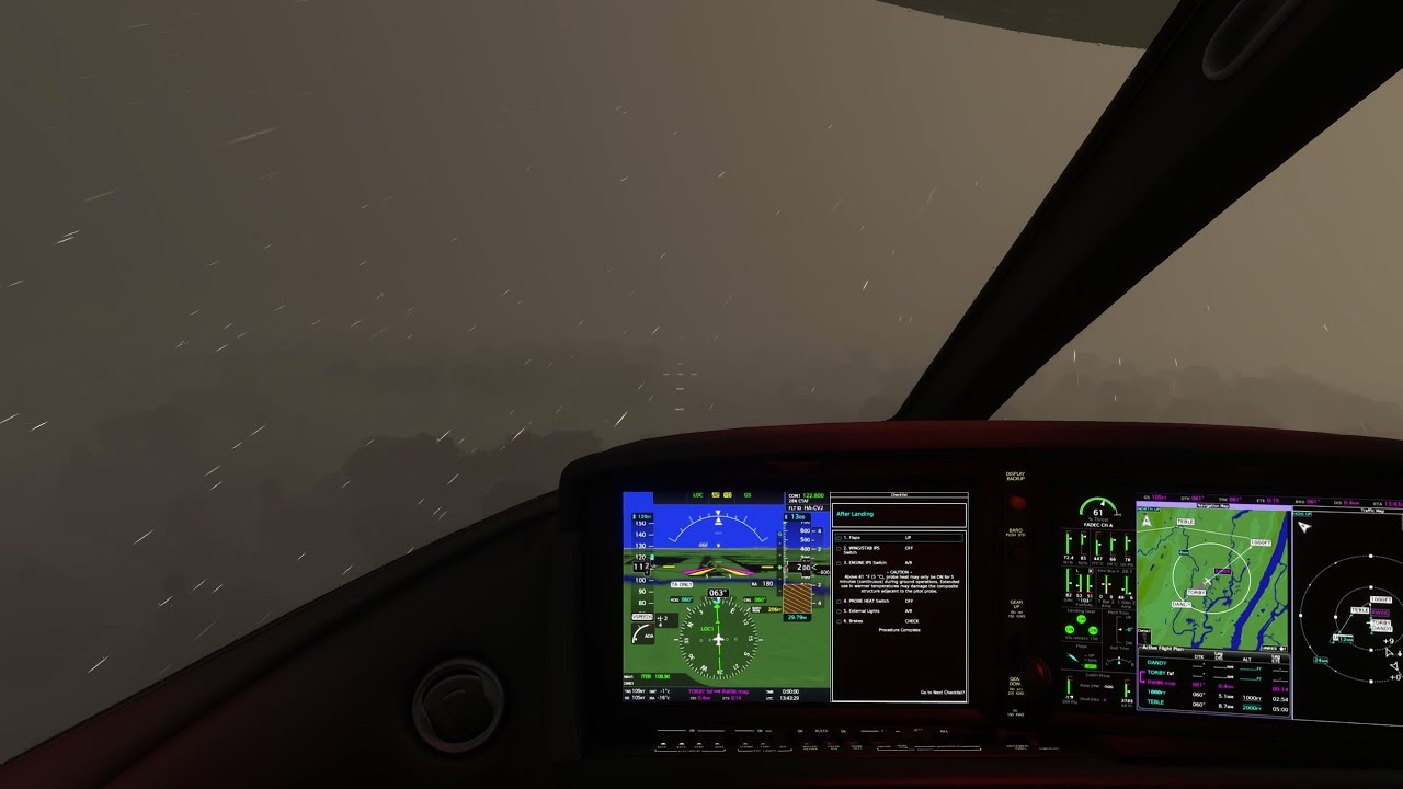 MSFS Teterboro (KTEB) low visibility landing SF50 VisionJet