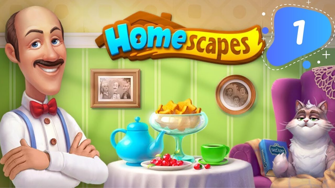 Homescapes Story Day 1 - Gameplay Walkthrough