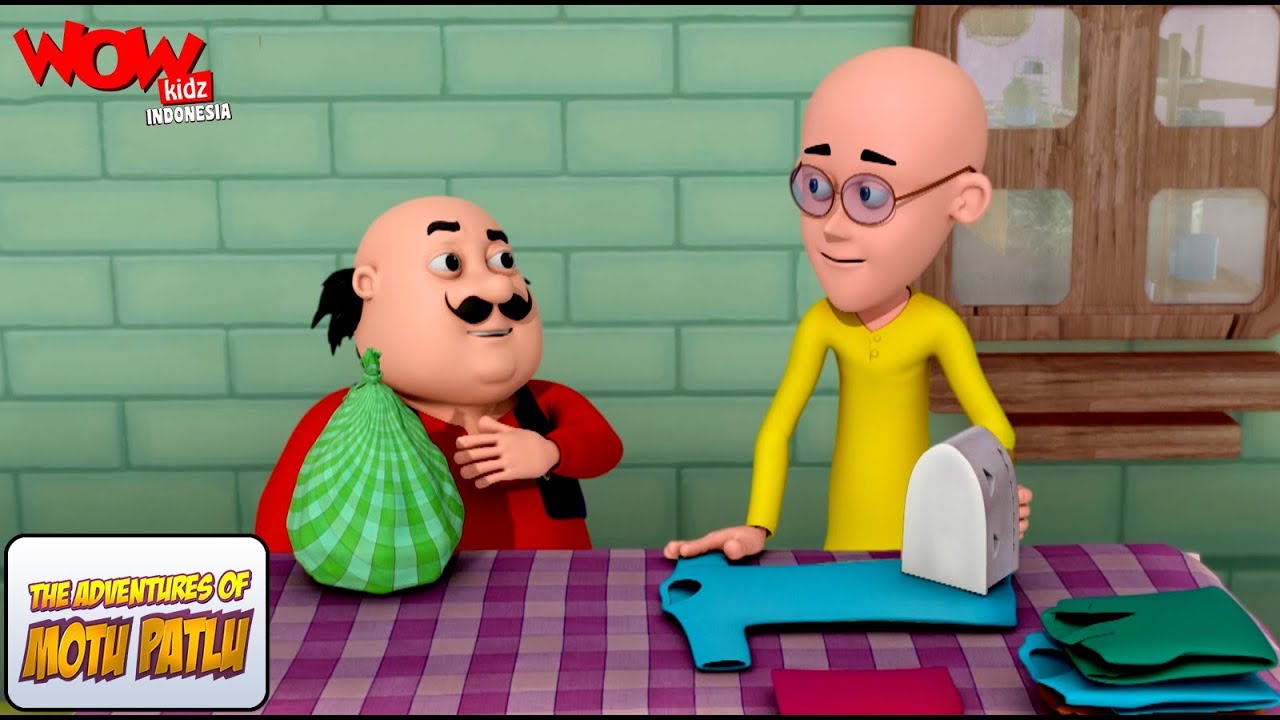 Kartun Anak | Bahasa Indonesia | Motu Patlu | Motu Patlu Toko Binatu | WowKidz Indonesia