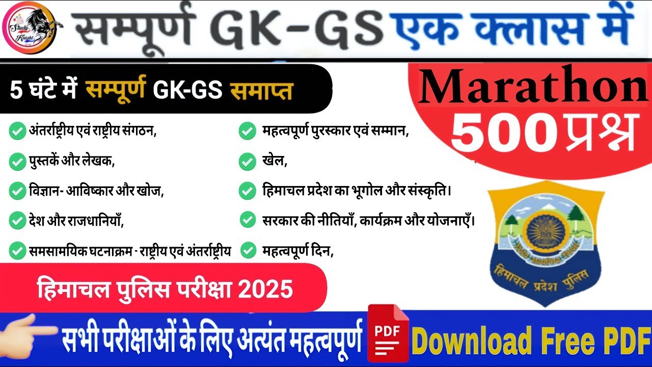 GK FINAL REVISION CLASS  BY ABHISHEK SHUKLA SIR ||