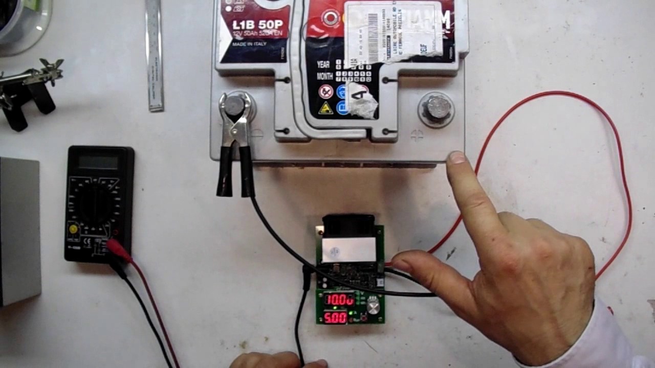 Test of Constant Current Electronic Load 9.99A 60W 30V Battery Discharge Module