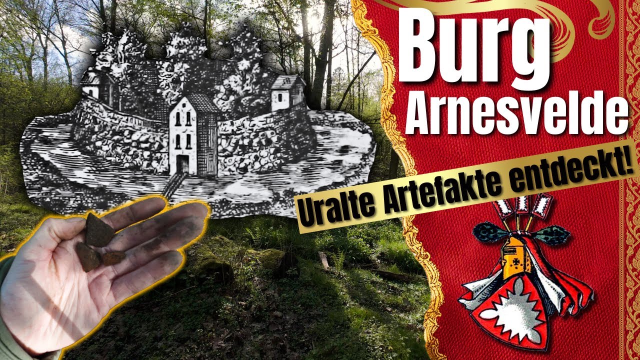 Burg Arnesvelde - eine riesige Festung (Rundgang und Geschichte)