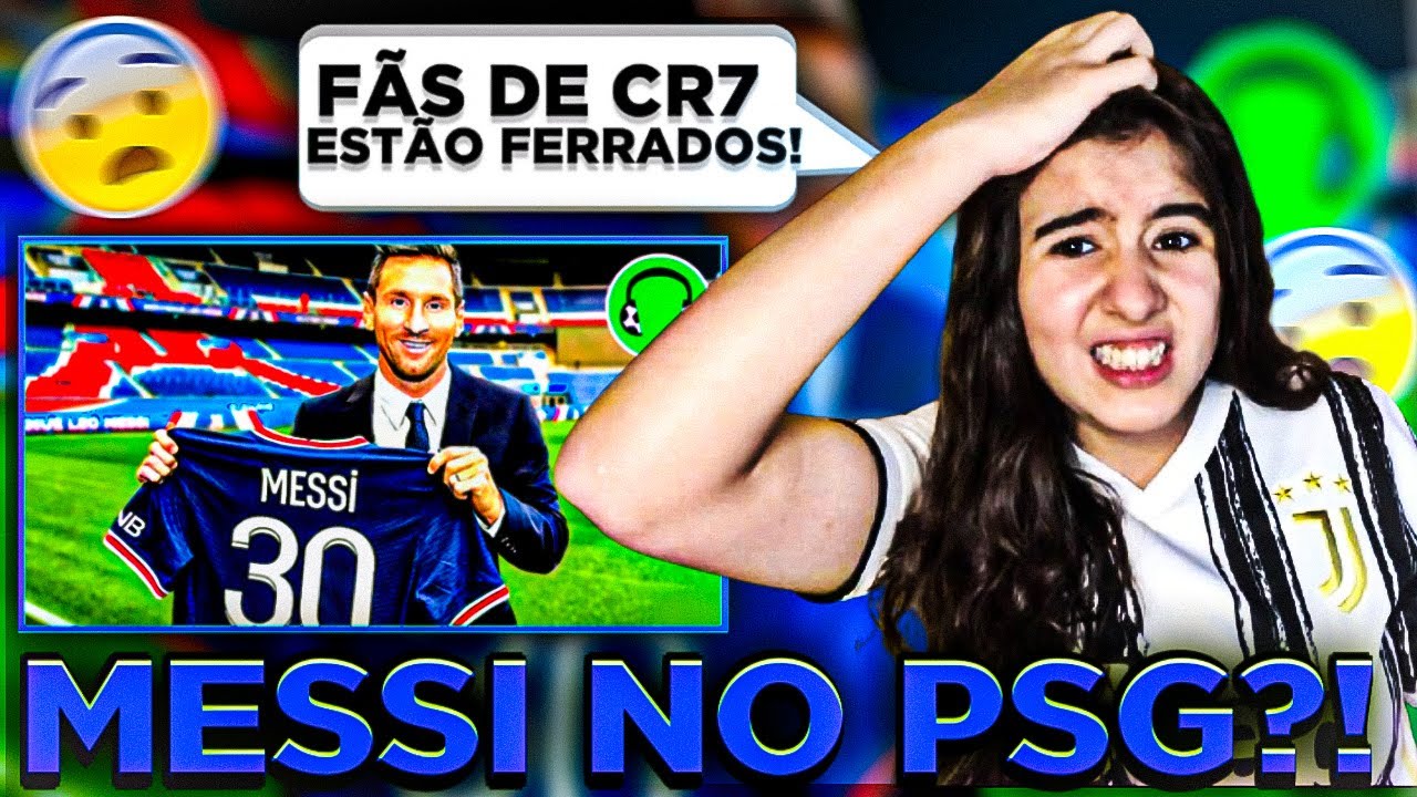 REACT♫ MESSI É DO PSG!!! 👽🗼 | Paródia Leave The Door Open