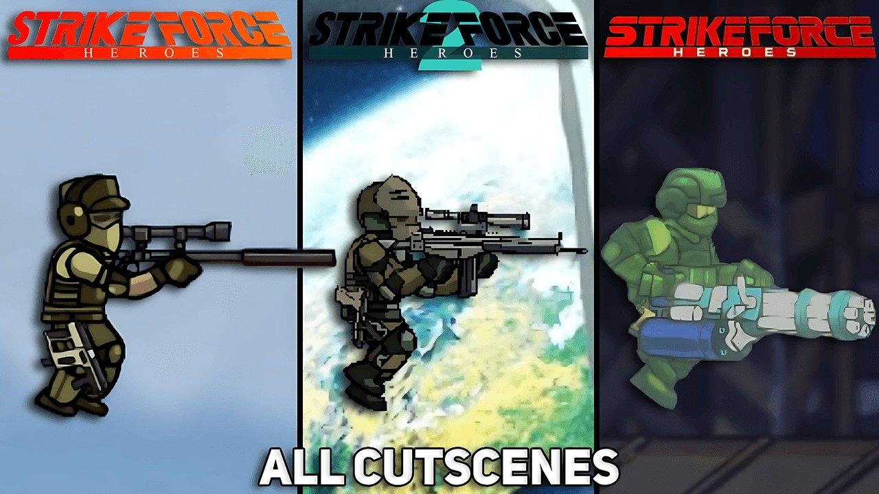 All Strike Force Heroes Series Cutscenes