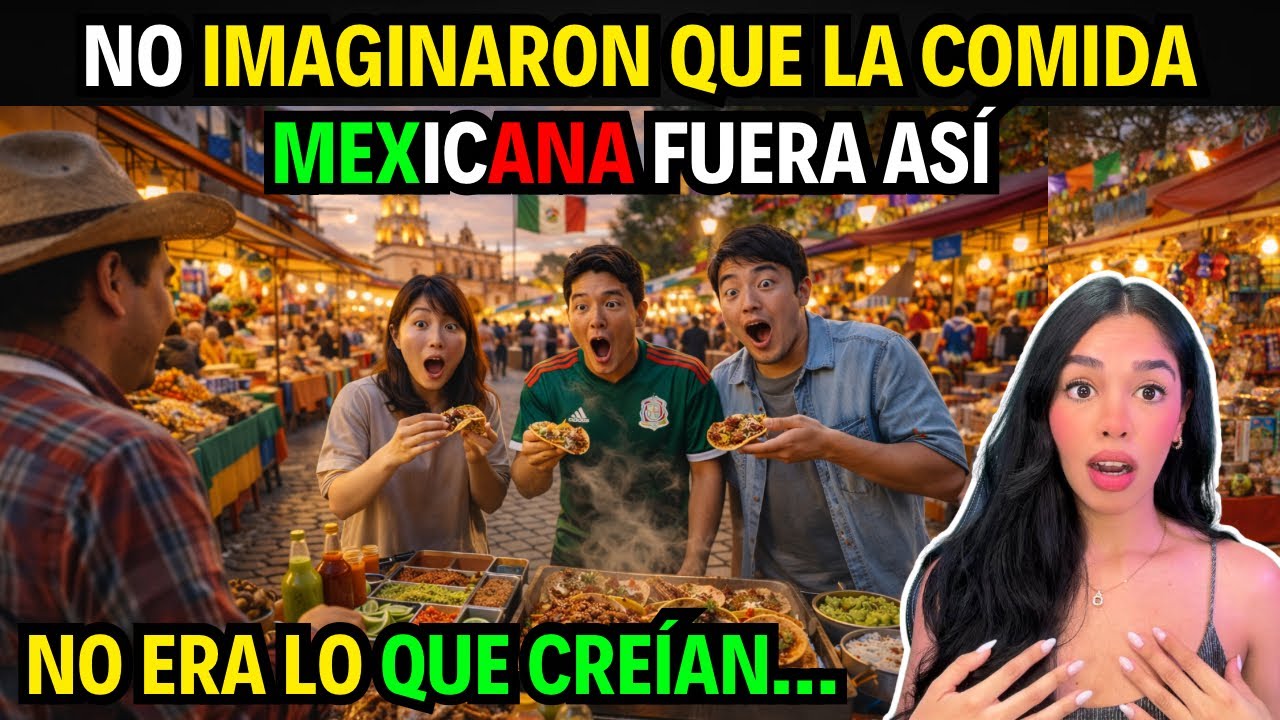 JAPONESES CREÍAN QUE SU GASTRONOMÍA ERA LA MEJOR… HASTA QUE PROBARON MÉXICO 🇲🇽😳