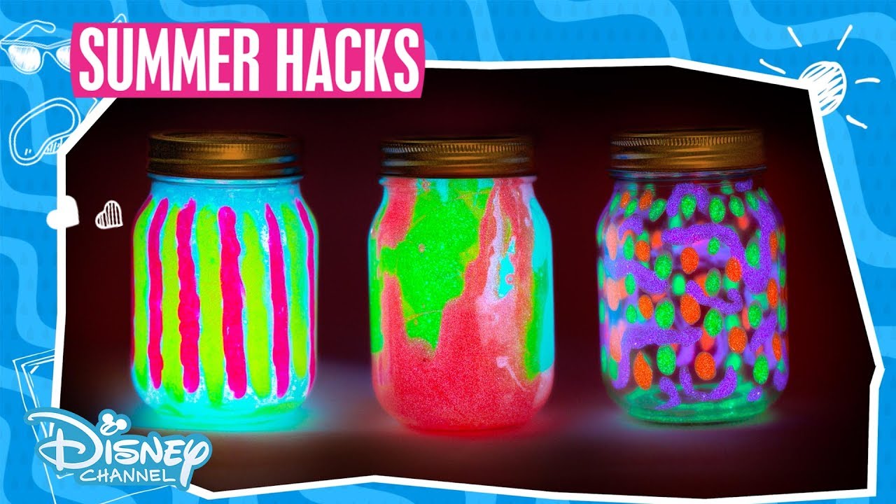 Summer Hacks | DIY Glow Lantern Tutorial | Official Disney Channel UK