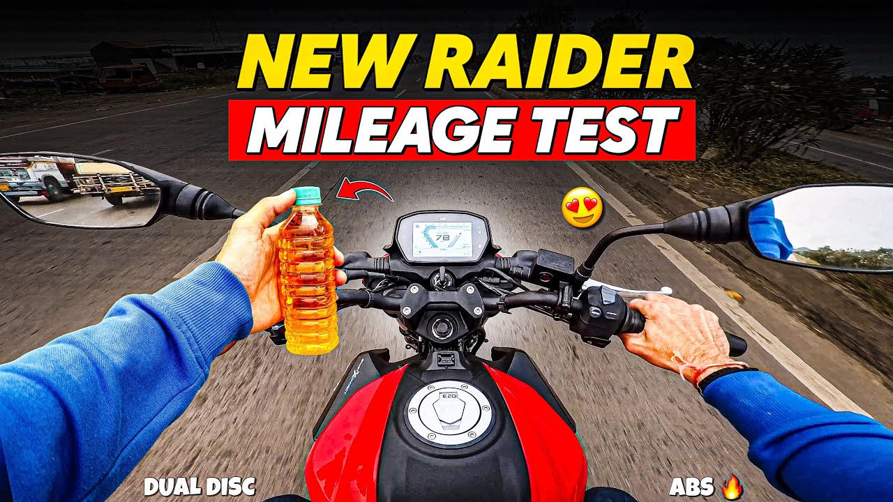 New Updated Raider 125 Mileage Test 😍| Shocking Result 😱|