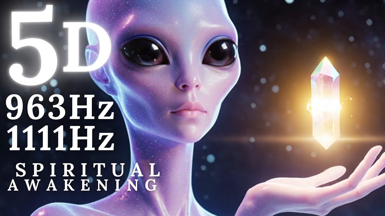 Spiritual Awakening 963 Hz 1111 Hz Arcturian Light Codes 5D Activation Chakra Healing