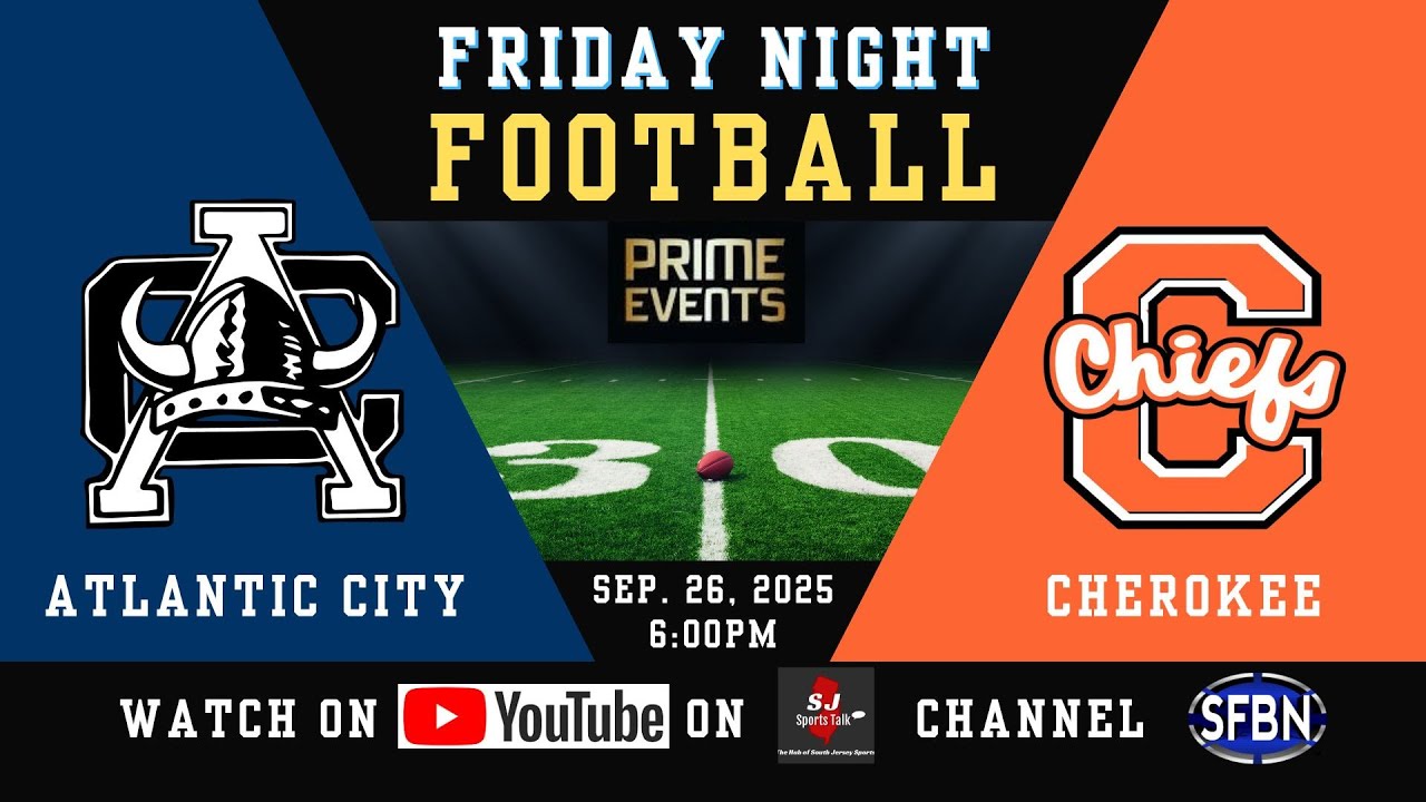 Cherokee vs. Atlantic City High School Football - 9-26-25