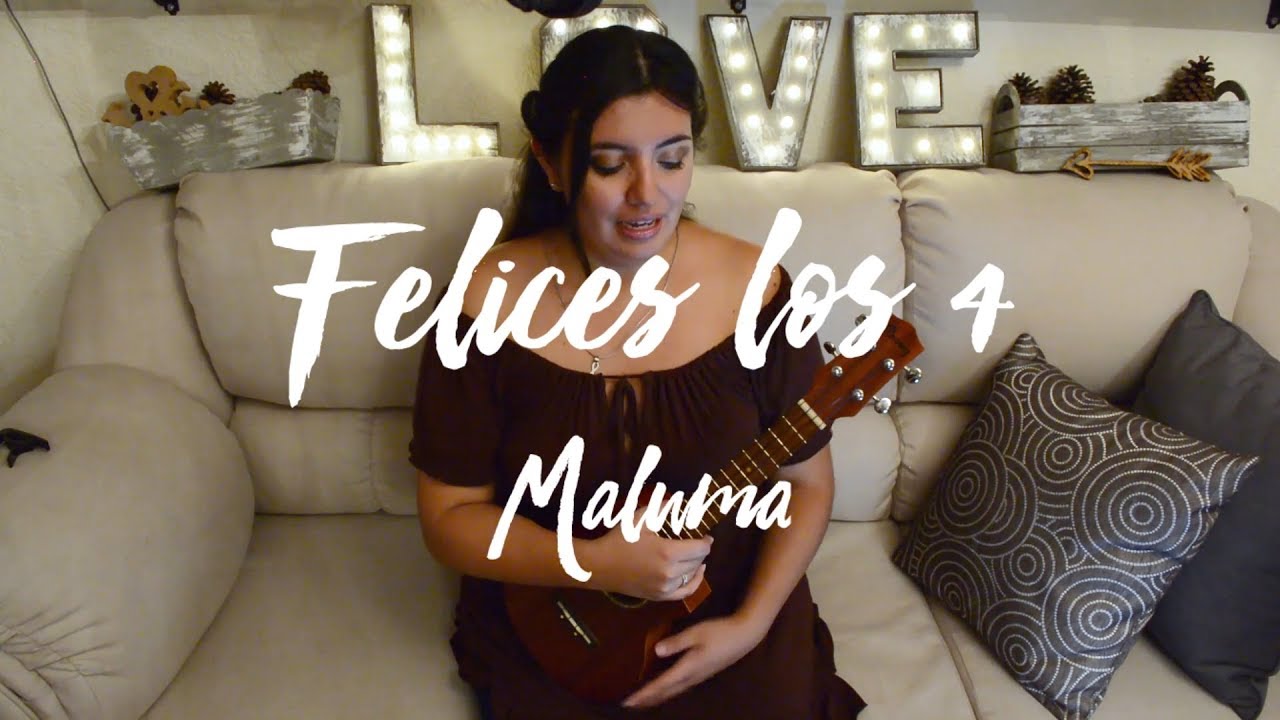 Felices los 4 - Maluma (UKULELE TUTORIAL)