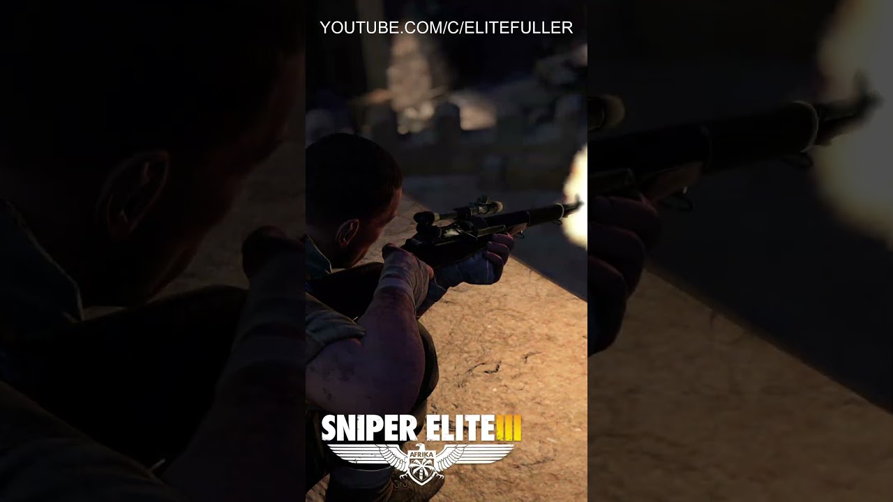 Being Back Vehicles X-Ray Engine Kill Cam #SniperElite3 #EliteFuller #shorts  #ww2