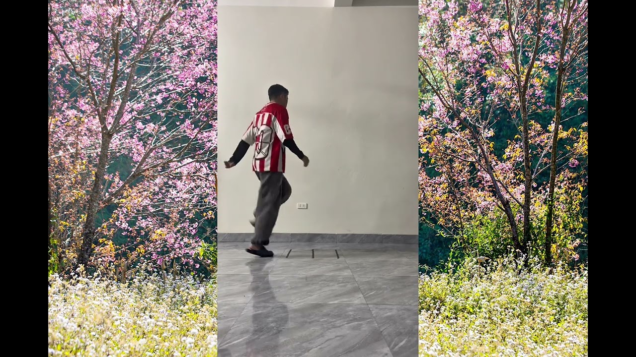 Nhảy cùng hướng bài nhay Shuffle dance “ Xuân về trên rừng núi “