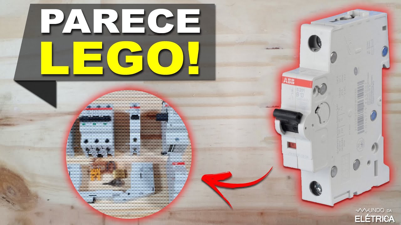 DISJUNTOR tipo LEGO, s&oacute; encaixar pra TURBINAR!