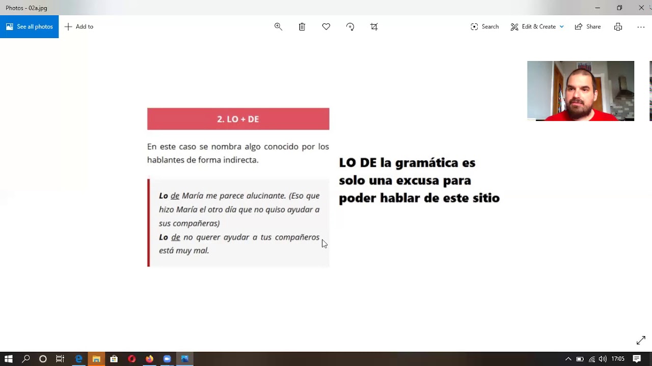 Lo curioso del artículo LO