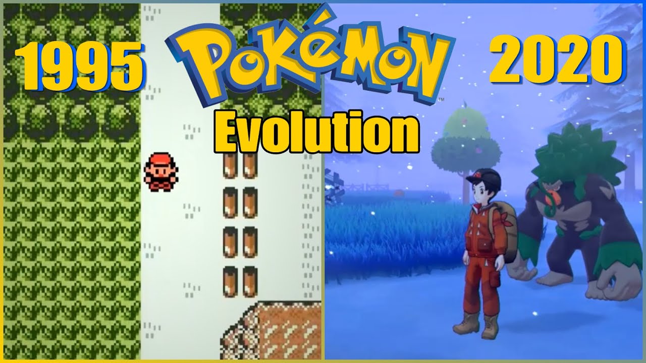 Evolution of Pokémon Main Series [1995 - 2020] 25th Anniversary