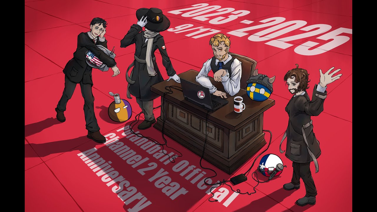 【Painting Process | Fan Art】Polandball Official's Channel 2 Year Anniversary!