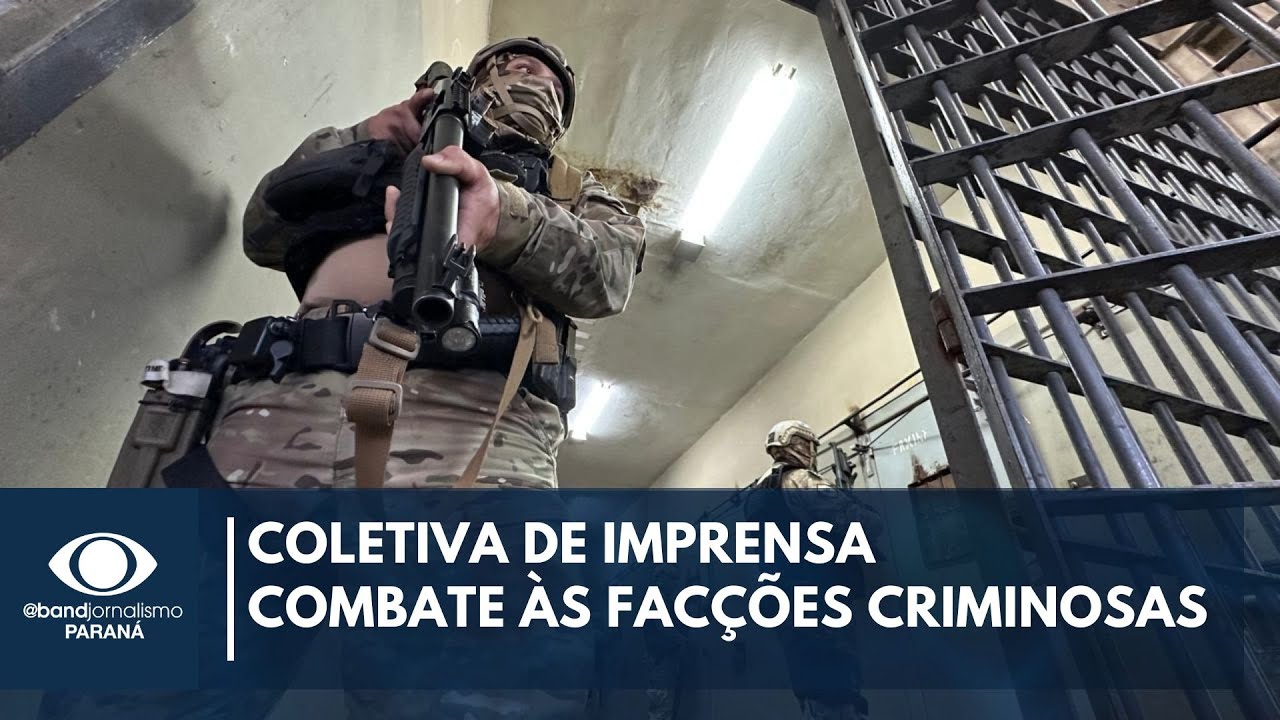 Operação da polícia visa combater às facções criminosas dentro dos presídios do Paraná