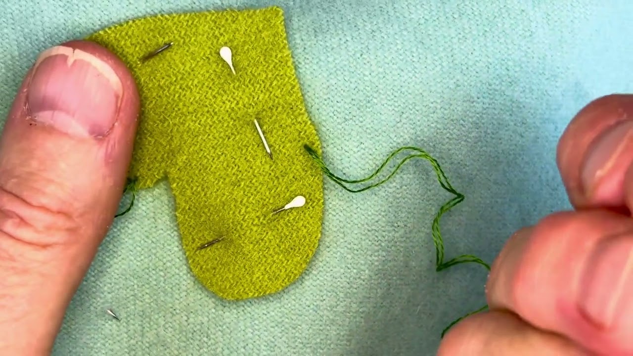Whip Stitch for Wool Applique