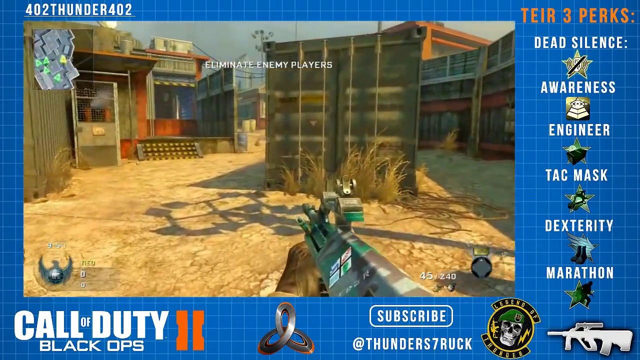 COD Black Ops 2 - ALL Perks & New Wildcards! Create-A-Class info! - (Call of Duty BO2)