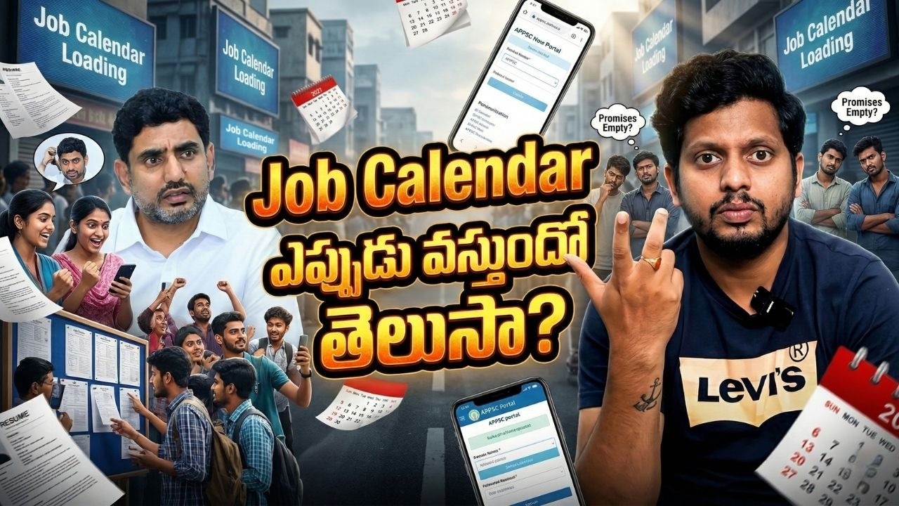 Ap Govt Job Calendar | AP job notification | Nara Lokesh Govt job notification | Marpu