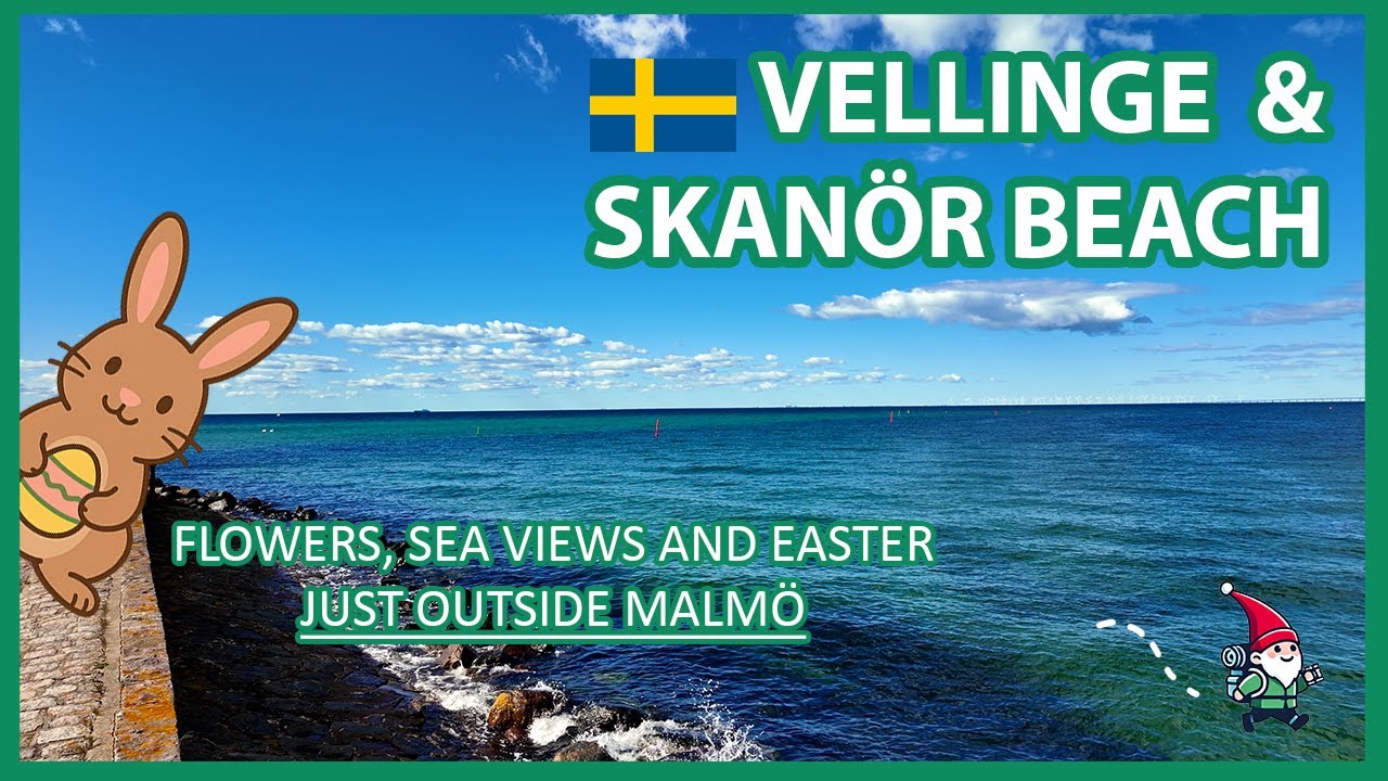 Spring Day Trip from Malm&ouml; 🇸🇪 | Flowers, Easter Vibes & Skan&ouml;r Beach