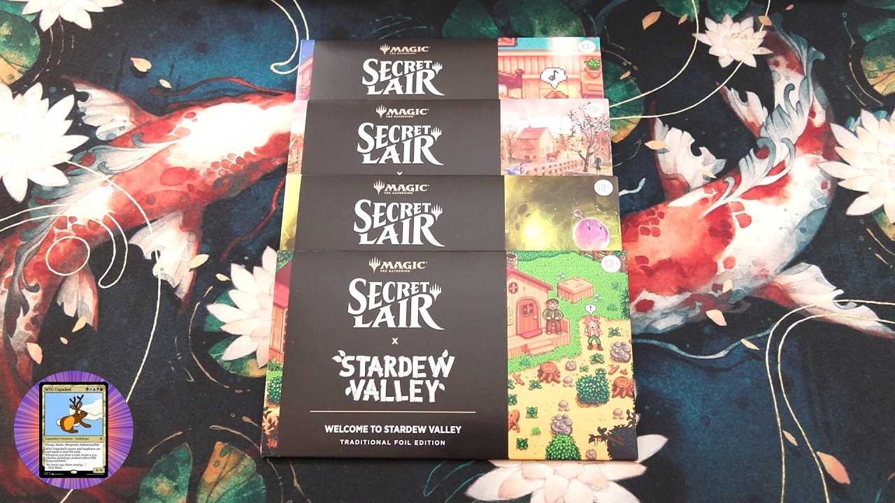 MTG Secret Lair: Распаковка супердропа Stardew Valley