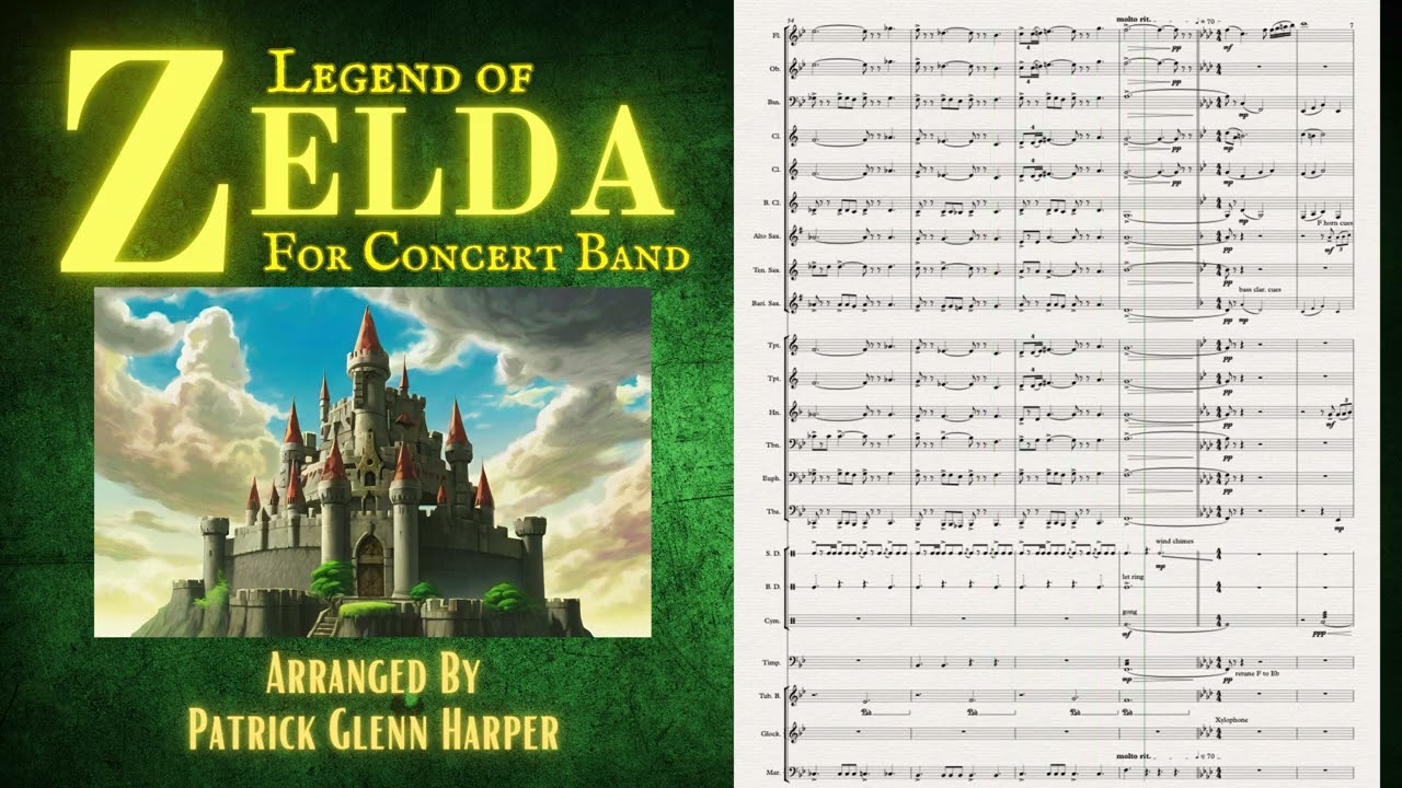 Legend of Zelda Main Theme for Concert Band - Arr. Patrick Glenn Harper