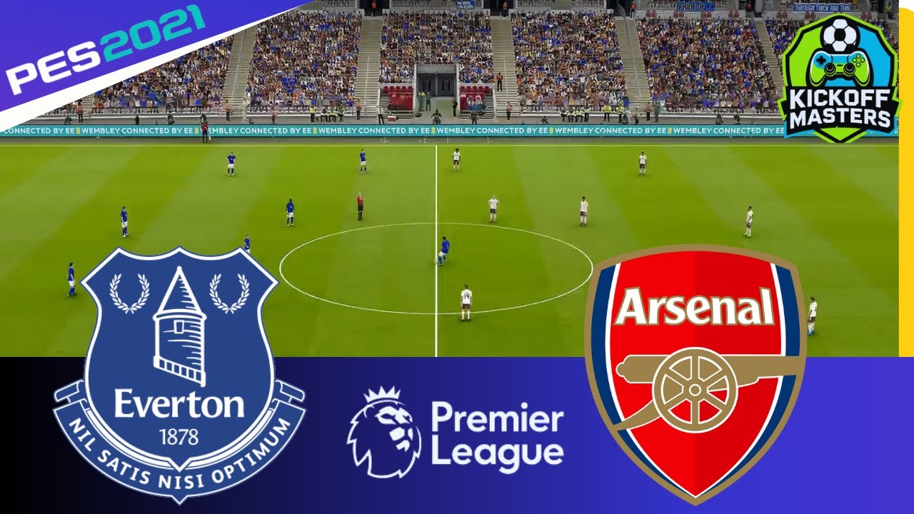 Everton vs Arsenal - Premier League 202526 Full Match - PES 2021