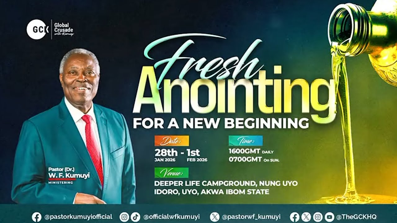 Fresh ANOINTING Global Crusade- January 28th -February 1, 2026 |DLBC Burlington, NJ