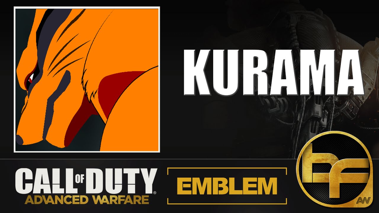 COD Advanced Warfare Emblem Tutorial #35 - Kurama