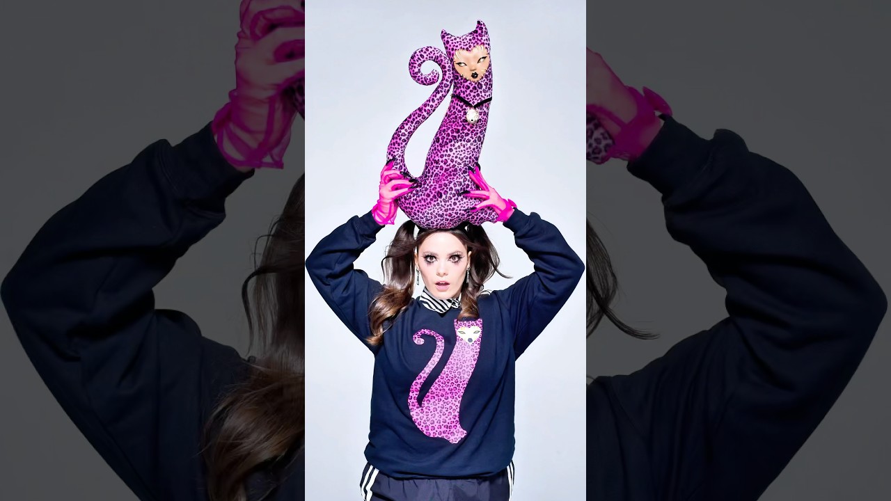 Cat + Doll = 😻 Sweatshirts available in floral, pink, and gold #pidgindoll #designer #sphinx #cats