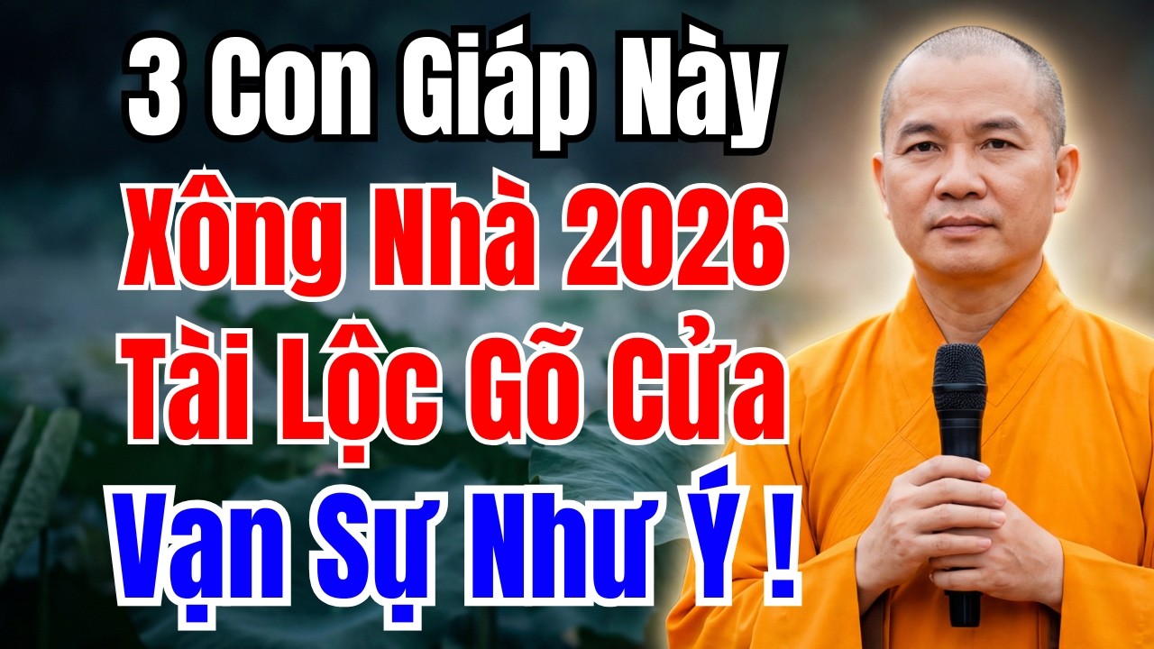 3 Con Giáp Này Hợp Xông Nhà Tết 2026, Tài Lộc Gõ Cửa, Cả Nhà An Vui, Làm Gì Cũng Thuận