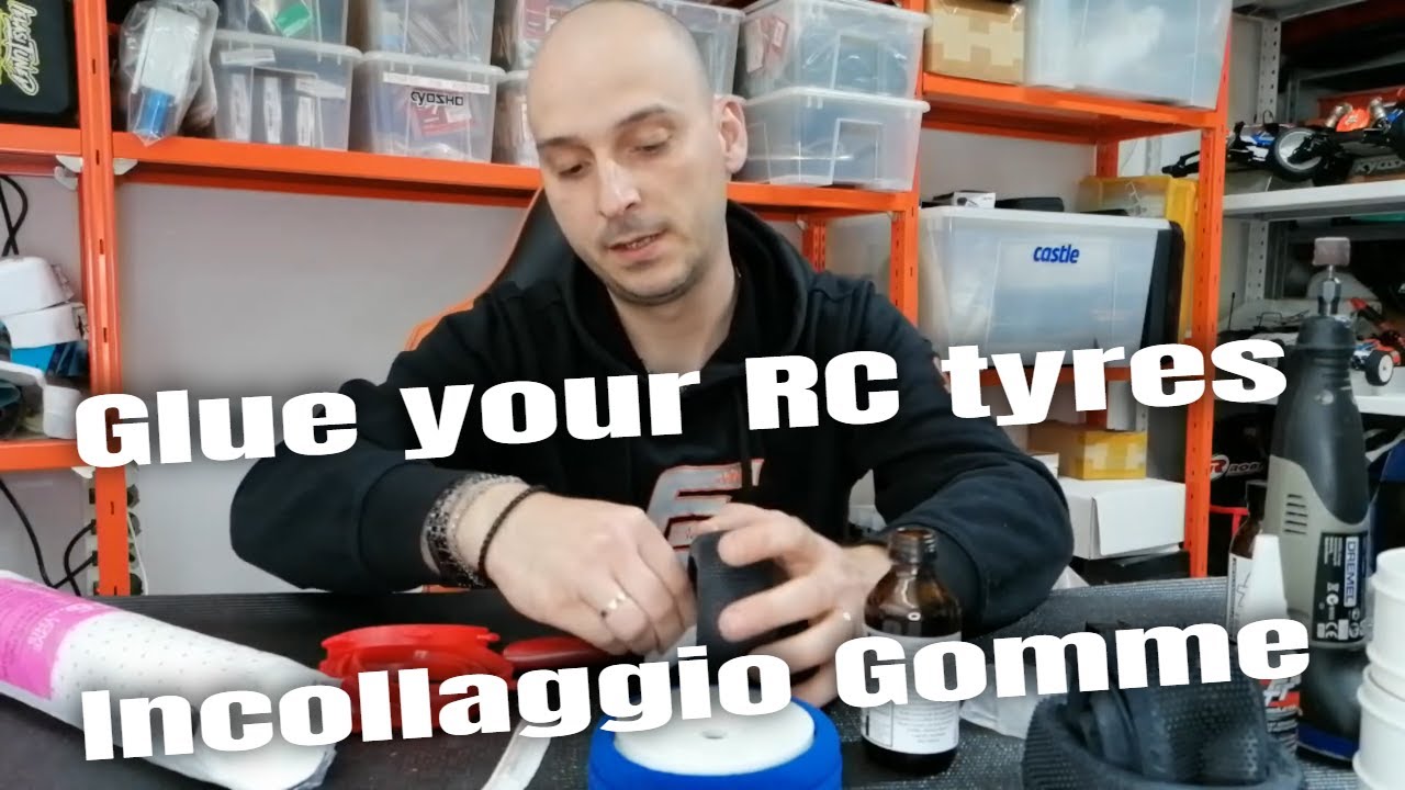 INCOLLAGGIO GOMME - GLUE YOUR  RC TYRES