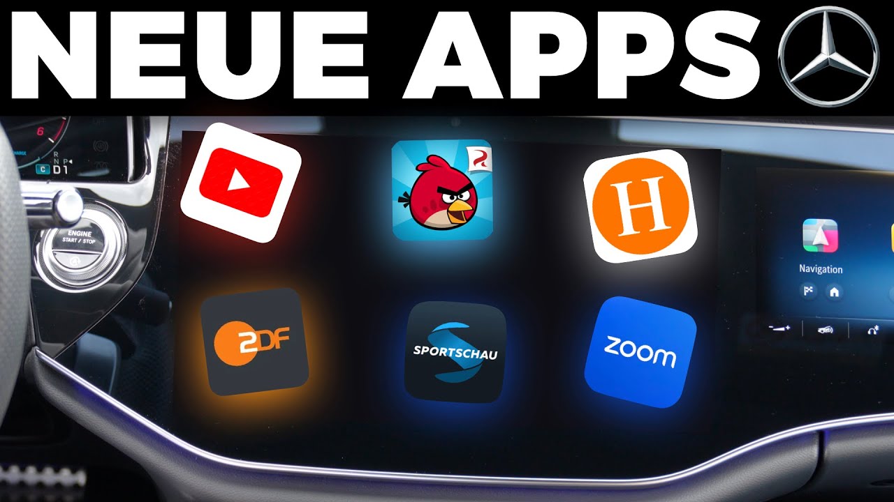 DIE NEUEN APPS für Deinen Mercedes-Benz TESTEN🤩