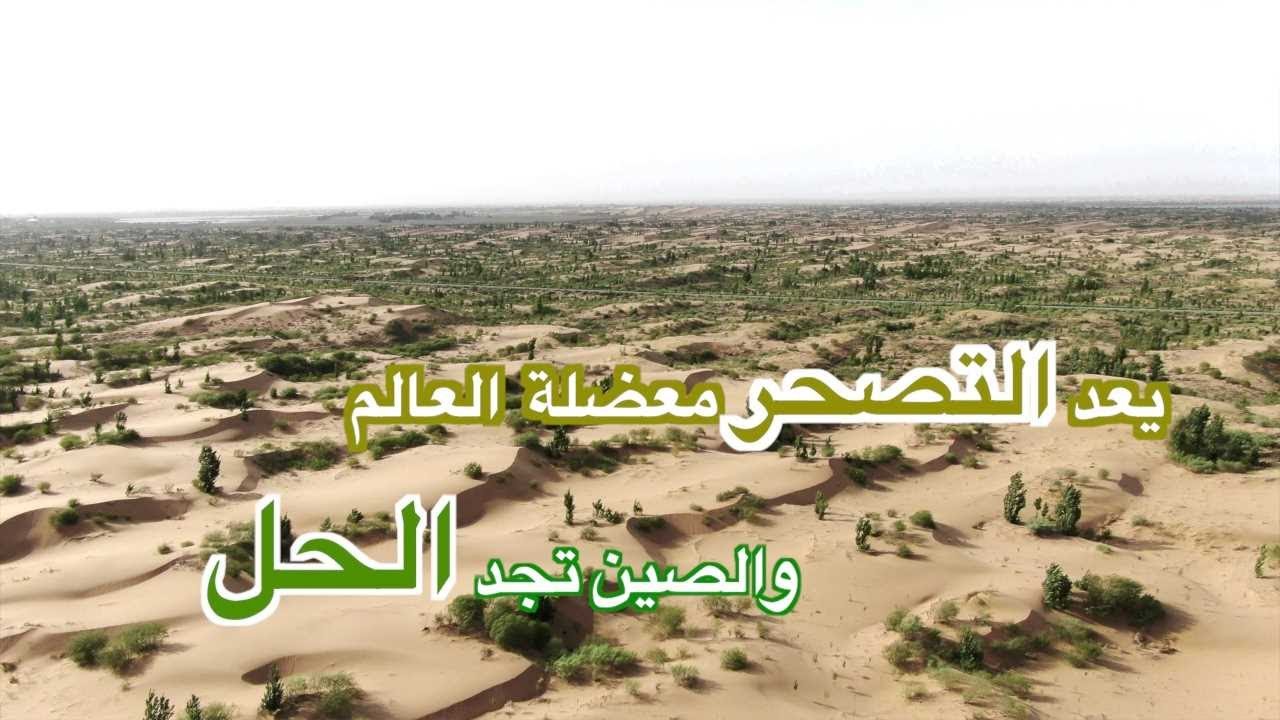 يعد التصحر معضلة العالم، والصين تجد الحل