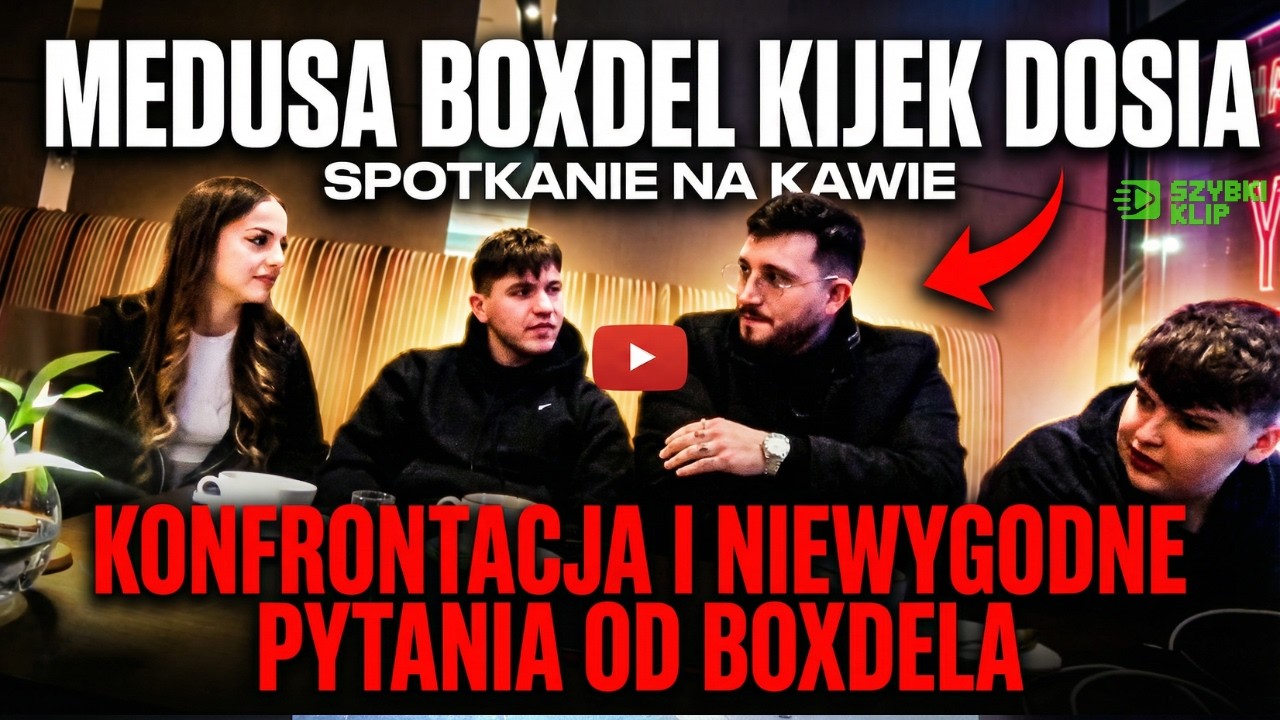 SPOTKANIE NA KAWIE FT. BOXDEL MEDUSA KIJEK DOSIA | W OGNIU PYTAŃ