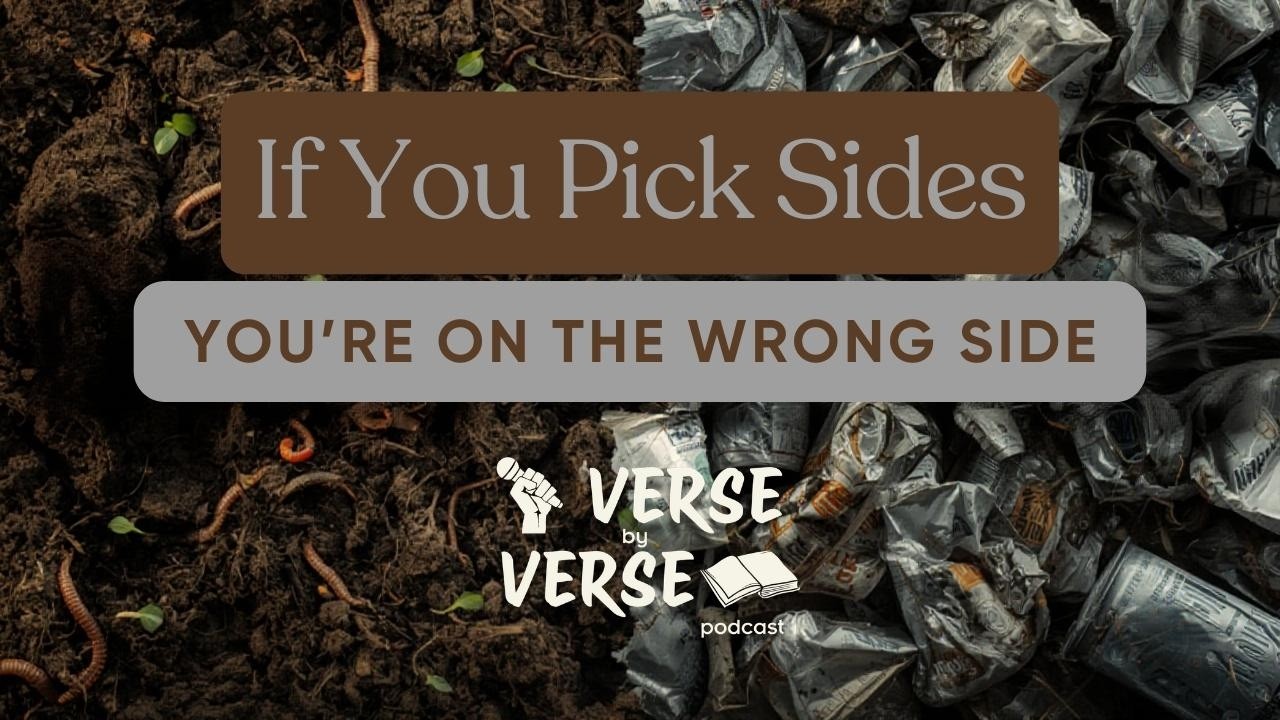 If You Pick Sides, You're on the Wrong Side
