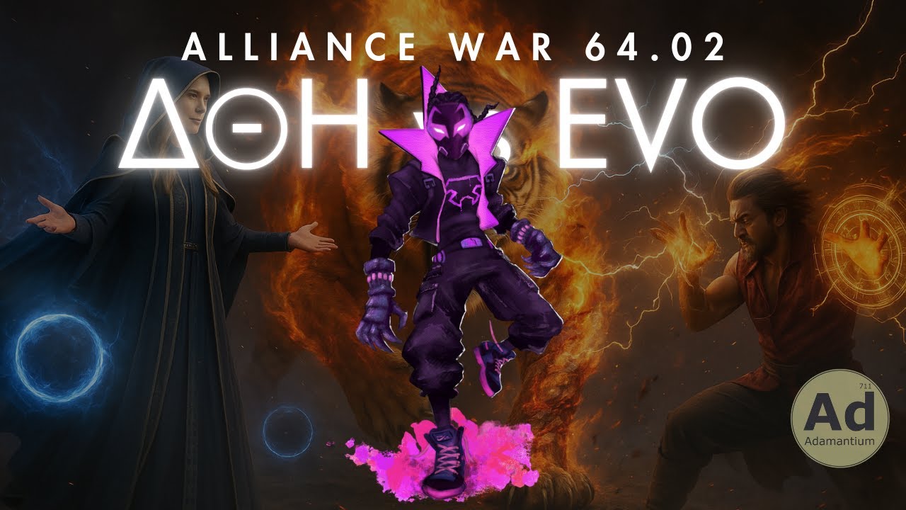 MCOC AW 64.02 [ΔΘH] против [EVO] - Проулер получает привилегии (с Synergy и предматчевыми обзорами)