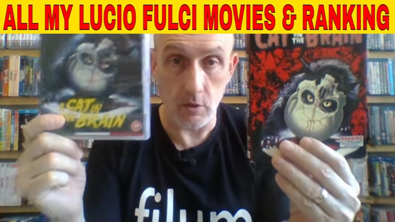 All my Lucio Fulci Movies I own and my Top Ten Lucio Fulci Movies