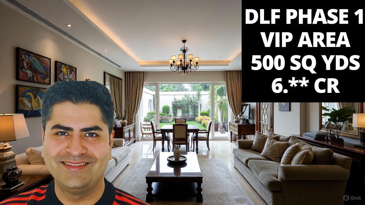 "500 Sq Yds Builder Floor VIP Area DLF Phase 1 Sirf 6.XX Cr Mein 😱🔥 | Full Luxury Tour" 