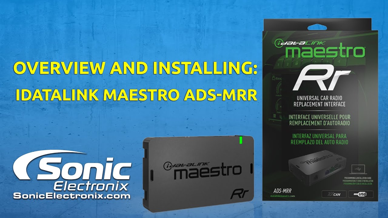 Overview of the iDataLink Maestro ADS-MRR