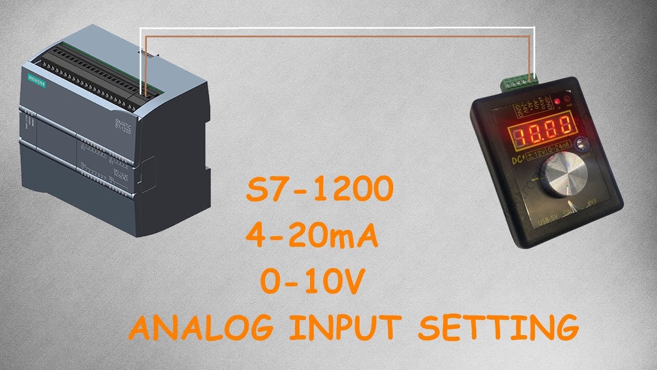 SIEMENS S7-1200  0-10V ANALOG INPUT