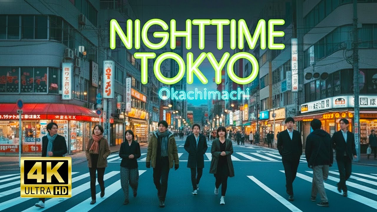 Tokyo, Japan 4K Walking Tour: Exploring Tokyo's Nightlife in Okachimachi