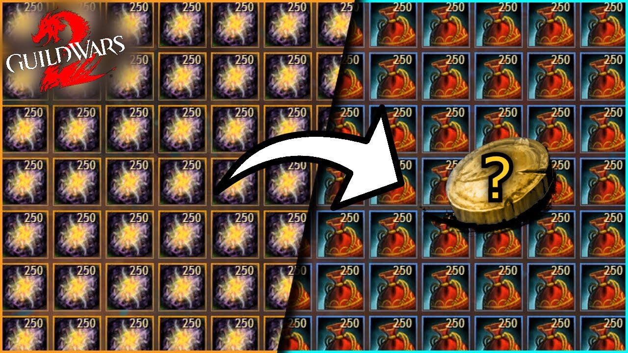 Converting my Luck into Gold! (40,000 Lucky Red Bags) | Guild Wars 2